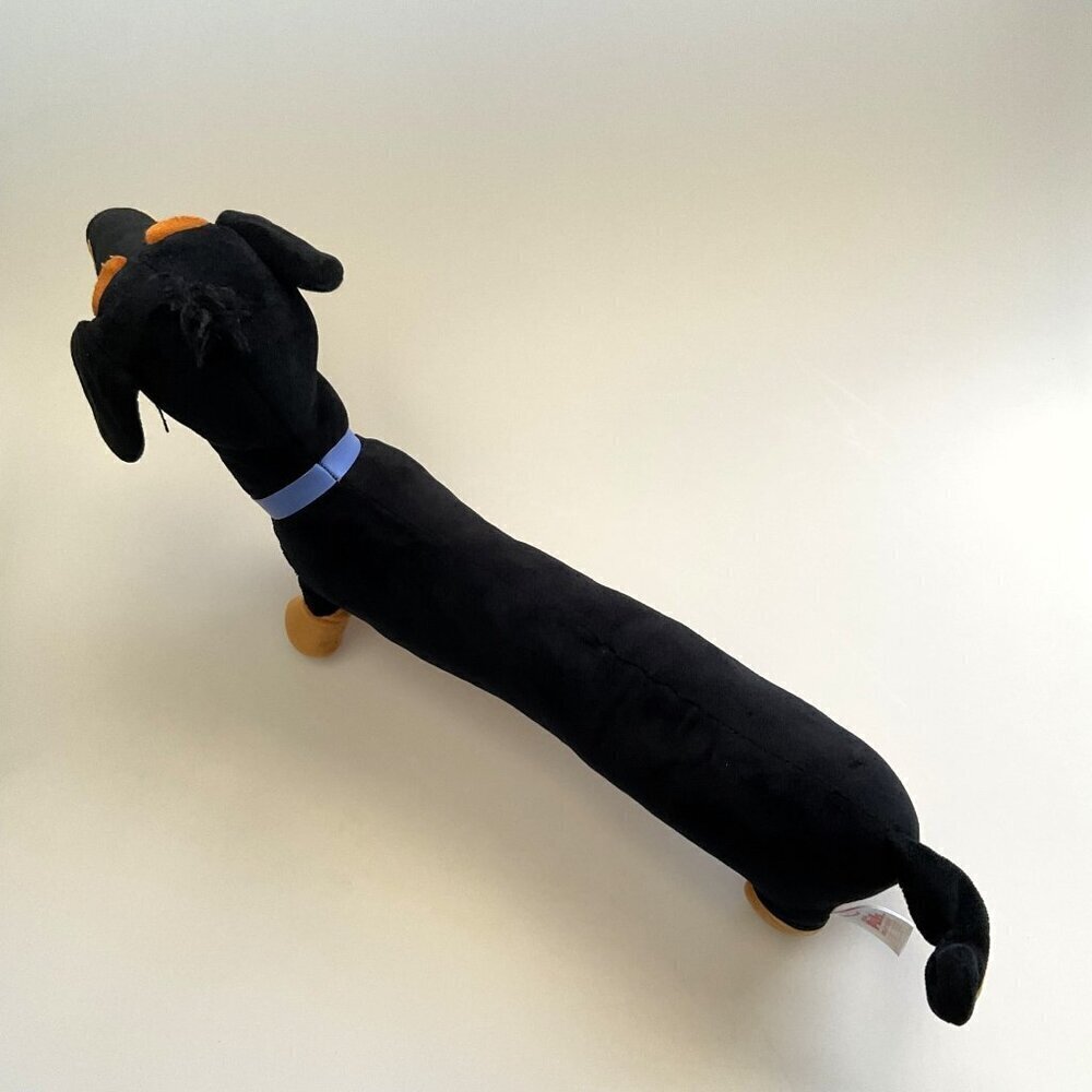 TY BEANIE BABY 'BUDDY' THE DACHSHUND DOG - THE SECRET LIFE OF PETS PLUSH - Picture 5 of 10